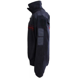 Pull polaire ASVP 3 Bandes Bordeaux "Bluelight" DMB