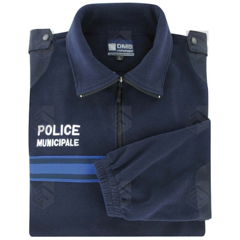Pull polaire Police Municipale "Bluelight" DMB