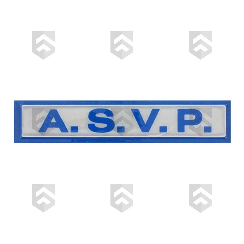 Barrette rétroréfléchissante ASVP