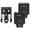 Kit système d'attache rapide QLS pour Holster Safariland avec deux receveurs