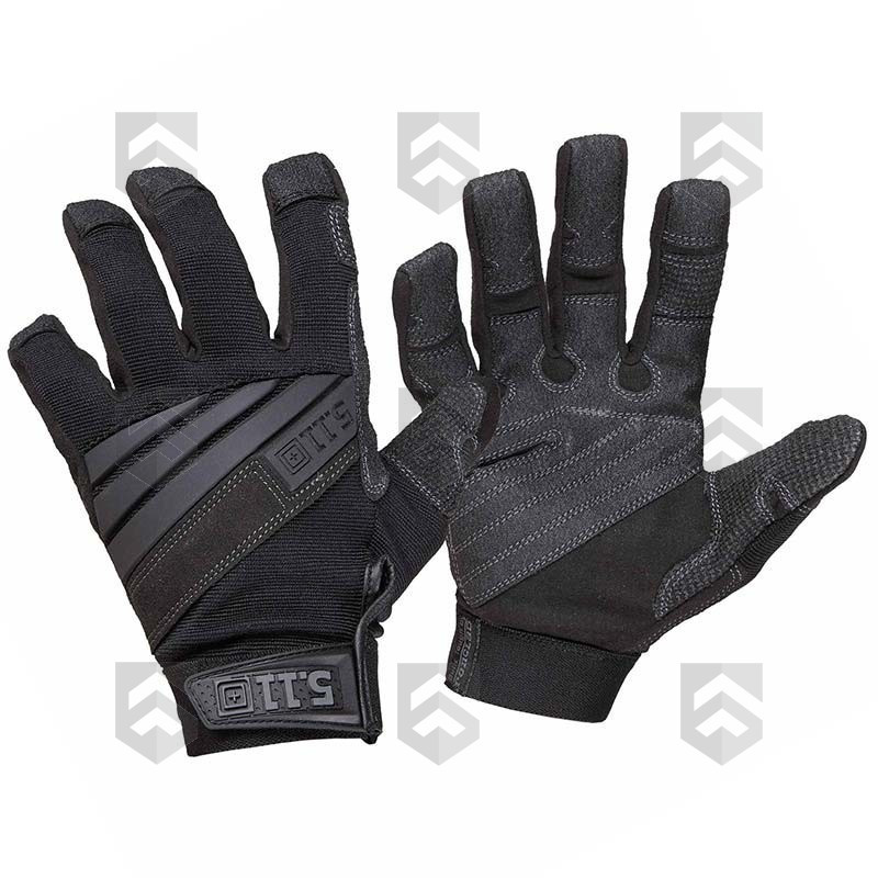 Gants Tactiques 5.11 TAC A4 Noir - Gants Protection Et Adhérence Pour Usage Quotidien Et Professionnel