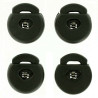 Lots de Clips plastiques ABS pour arrêt de cordon
