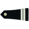 Pattes d'Epaules Police Nationale sur Drap Marine avec Bouton