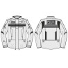 Veste Moto Hiver Police Municipale avec Coques de Protection