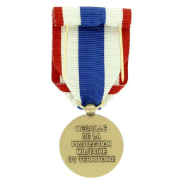 Médaille de la Protection Militaire du Territoire + Agrafe de Campagne Ordonnance
