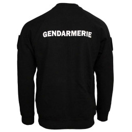 Sweat Shirt Raglan Gendarmerie Départementale Homme avec Supports Velcro