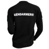 Sweat Shirt Raglan Gendarmerie Femme avec Supports Velcro