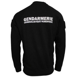 Sweat Shirt Raglan Gendarmerie "Ntech" avec Supports Velcro