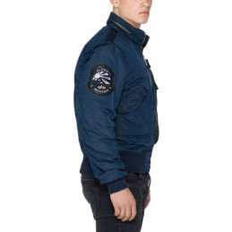 Blouson Bombers ENGINE Alpha Industries Bleu