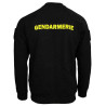 Sweat Shirt Raglan Gendarmerie Mobile Homme avec Supports Velcro