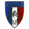 Insigne métallique Police Municipale pour casquette de cérémonie