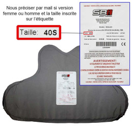 Housse Gilet Pare-Balles Port Apparent PM Safariland