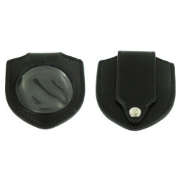 Porte-carte Tour de Cou + Porte-médaille de Ceinture Cuir + Médaille Police Municipale