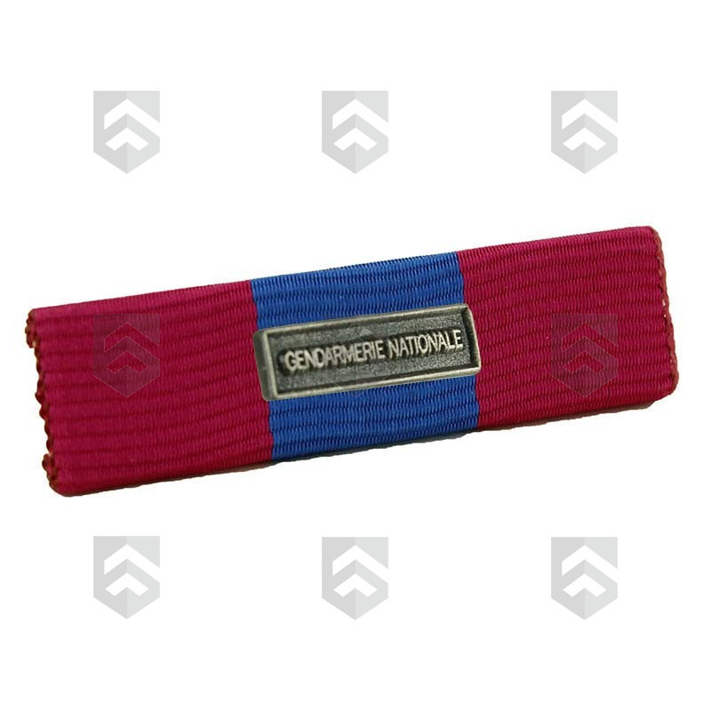 Barrette Dixmude Défense Nationale Bronze + Agrafe de Campagne Réduction