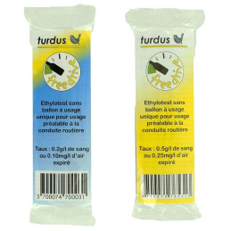 Ethylotests à usage unique (Lot de 50)