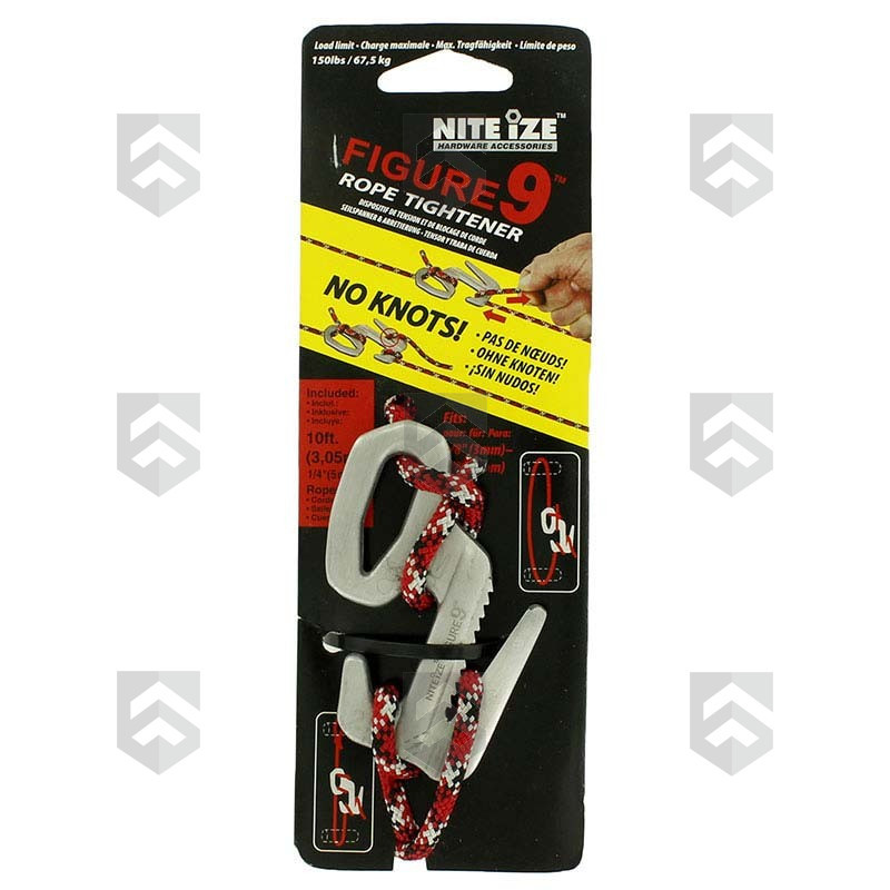 Figure 9 Acier Médium Nite-Ize avec Corde Rouge