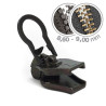 Curseur Zlideon 10A fermeture zip métallique/plastique noir