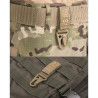 Porte-clés tactique Groupe Sanguin Miltec Coyote