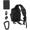 Sac bandoulière 10L Assault Pack Tactical Miltec Noir