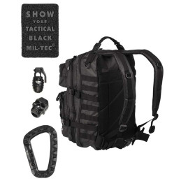 Sac à dos 36L US Assault Pack Tactical Miltec Noir