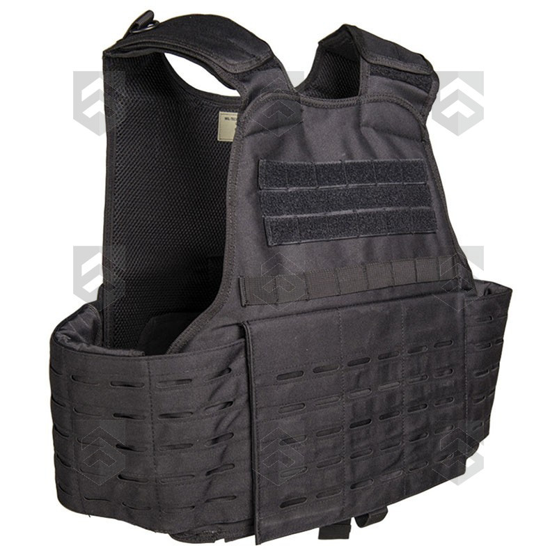 Gilet Porte-plaques Balistiques Laser Cut Miltec Noir
