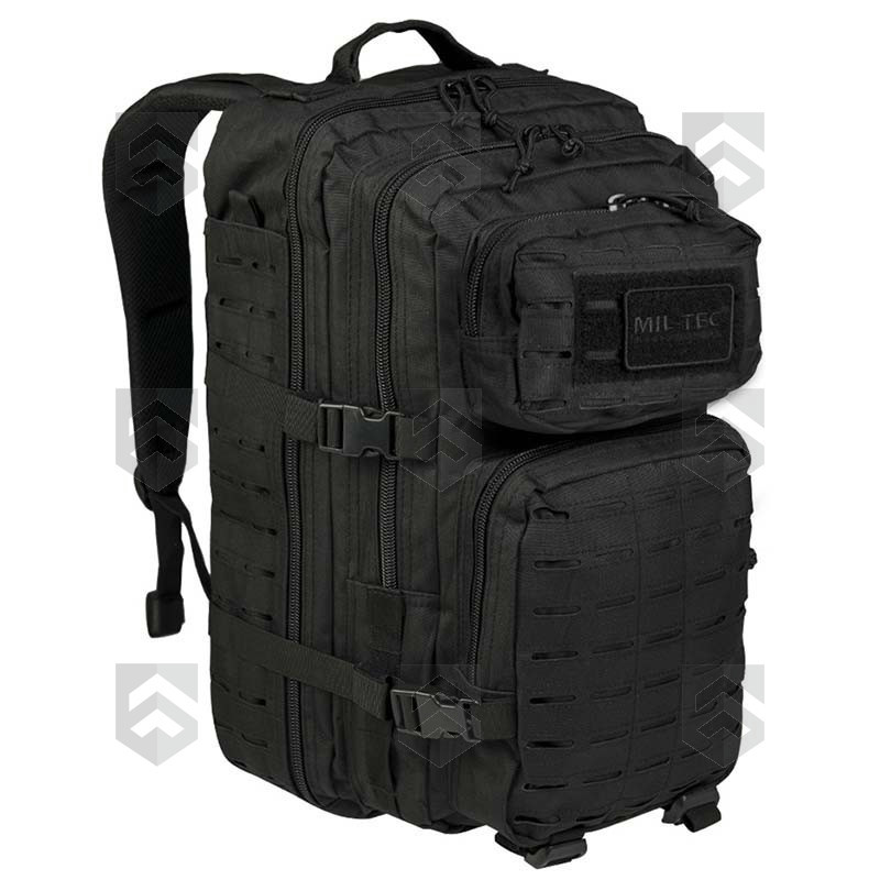 Sac à dos 36L US Assault Pack Laser Cut Miltec Noir