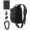 Sac bandoulière 29L Assault Pack Tactical Miltec Noir
