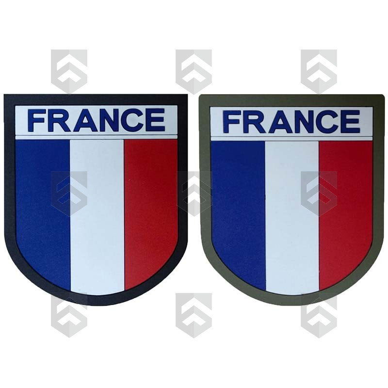 Ecusson France Tricolore Silicone