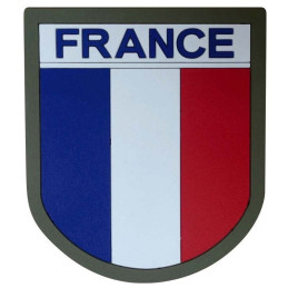 Ecusson France Tricolore Silicone