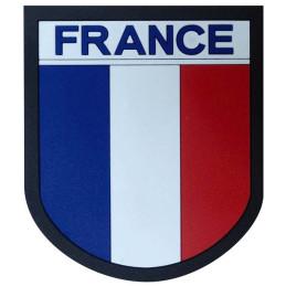 Ecusson France Tricolore Silicone