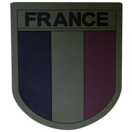 Ecusson France Tricolore Basse Vision Silicone