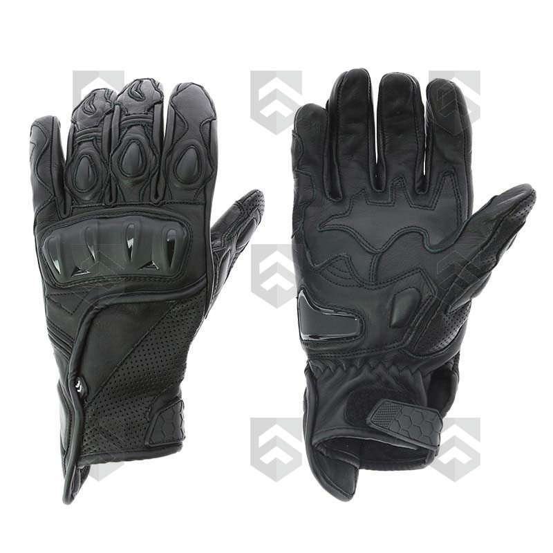 Gants de moto Cuir CLEVELAND DMB Noir