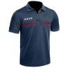 Polo ASVP Respirant Manches Courtes Bleu Marine PM ONE