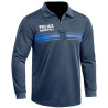 Polo Police Municipale Respirant Manches Longues Bleu Marine PM ONE