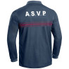 Polo ASVP Respirant Manches Longues Bleu Marine PM ONE