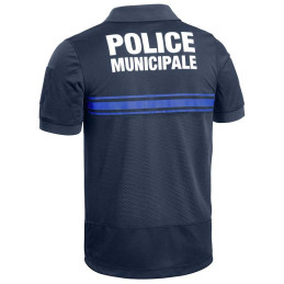Polo Police Municipale Respirant GPB Manches Courtes Bleu Marine PM ONE