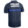 Polo Police Municipale Respirant GPB Manches Courtes Bleu Marine PM ONE
