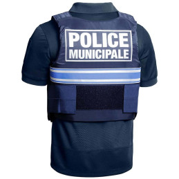 Polo Police Municipale Respirant GPB Manches Courtes Bleu Marine PM ONE