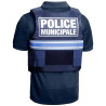 Polo Police Municipale Respirant GPB Manches Courtes Bleu Marine PM ONE