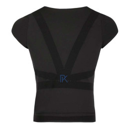 Tee-shirt pédagogique pour la posture Lyne Up PERCKO Noir
