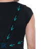 Tee-shirt pédagogique pour la posture Lyne Up PERCKO Noir