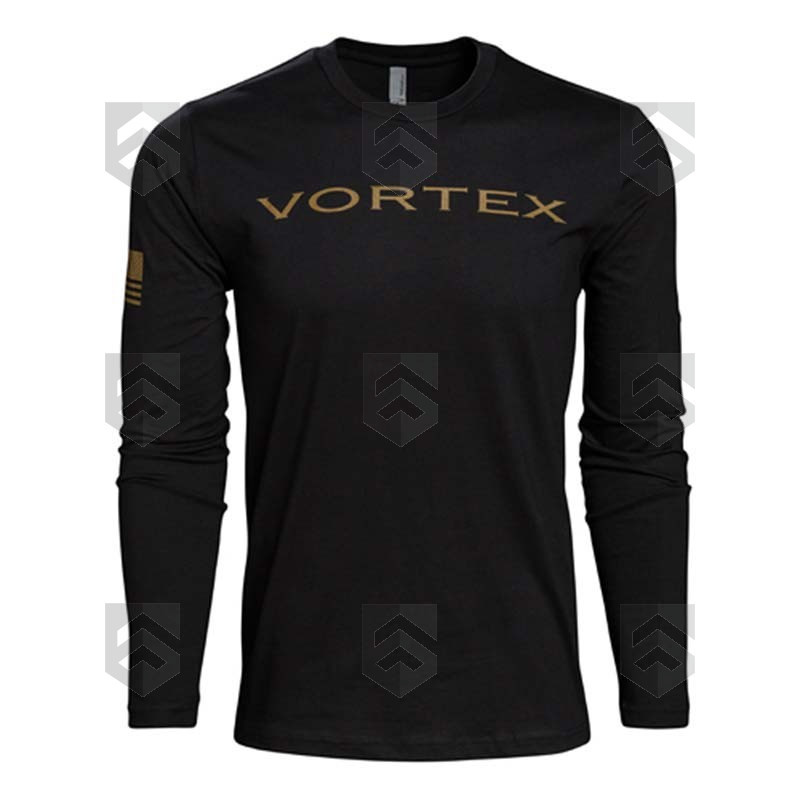 T-shirt manches longues Noir Vortex