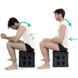 Tee-shirt pédagogique pour la posture Lyne Up PERCKO Clair