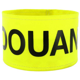 Brassard Douanes Fluorescent Jaune
