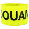 Brassard Douanes Fluorescent Jaune