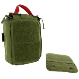Pochette 1er Secours IFAK pré-équipée Laser Cut Miltec Vert OD
