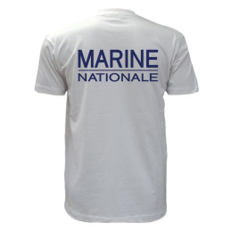 T-shirt imprimé OPEX Logo Marine Nationale Blanc
