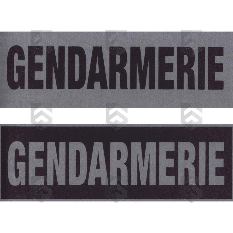 Bande rétroréfléchissante Gendarmerie 4,5 x 15,5 cm