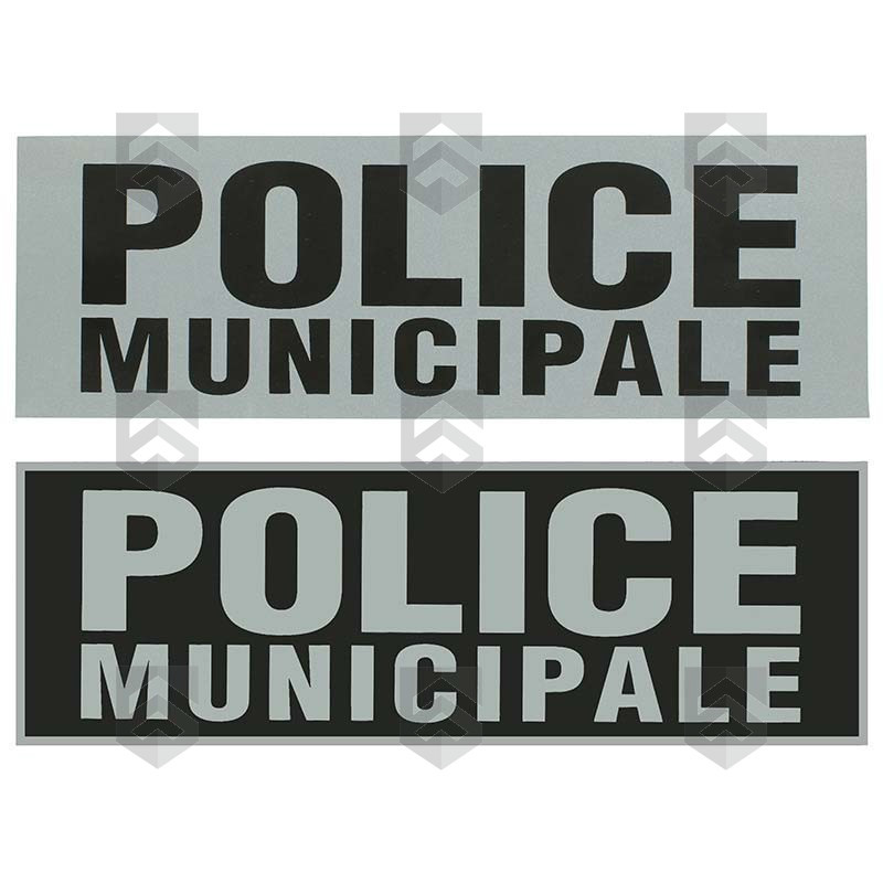 Bande rétroréfléchissante Police Municipale 10,5 x 27,5 cm