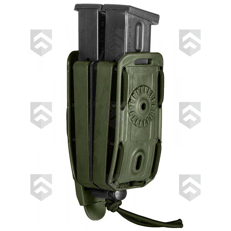 Porte-Chargeur P.A Double Bungy 8BL Vega Holster Vert OD